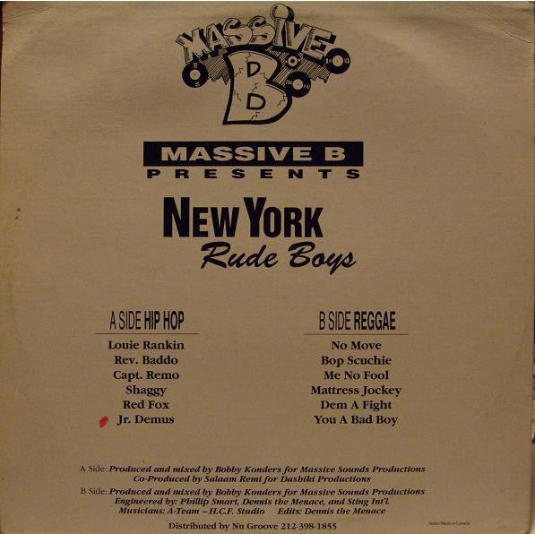 Various : New York Rude Boys (LP, Comp)