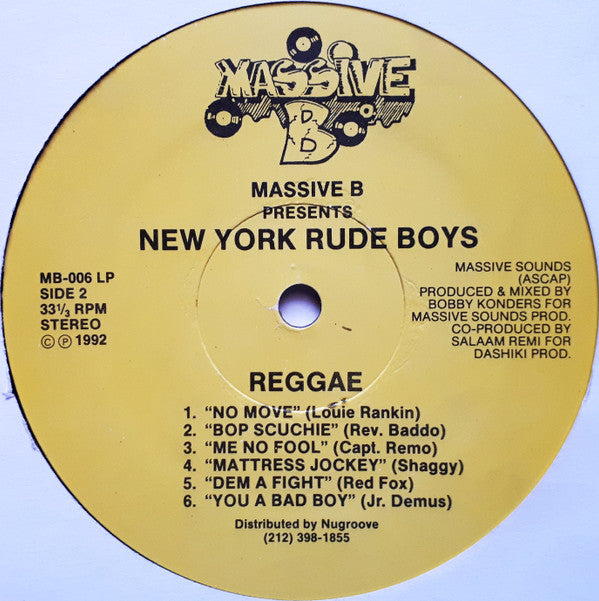 Various : New York Rude Boys (LP, Comp)