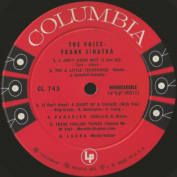 Frank Sinatra : The Voice (LP, Comp, Mono)