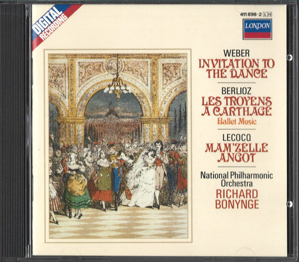 Carl Maria von Weber / Hector Berlioz / Charles Lecocq - National Philharmonic Orchestra, Richard Bonynge : Invitation To The Dance / Les Troyens A Carthage / Mam'zelle Angot (CD, Album)