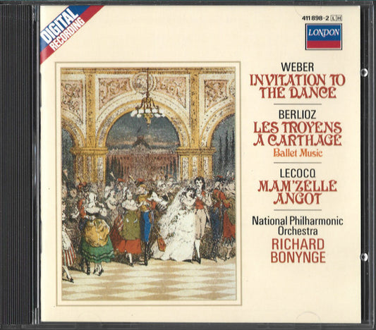 Carl Maria von Weber / Hector Berlioz / Charles Lecocq - National Philharmonic Orchestra, Richard Bonynge : Invitation To The Dance / Les Troyens A Carthage / Mam'zelle Angot (CD, Album)