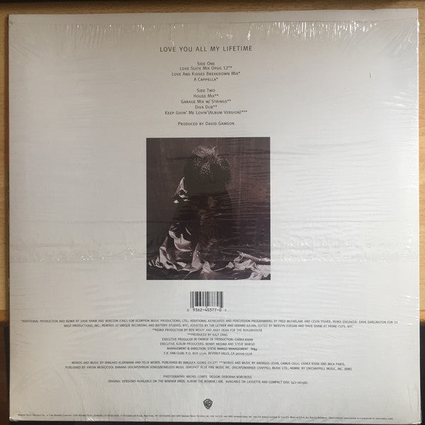 Chaka Khan : Love You All My Lifetime (12", Maxi)