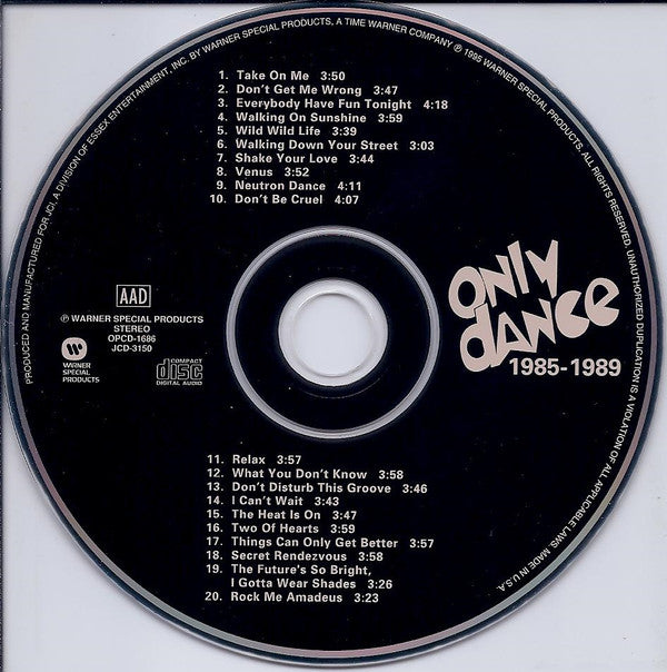 Various : Only Dance 1985-1989 (CD, Comp, RE)