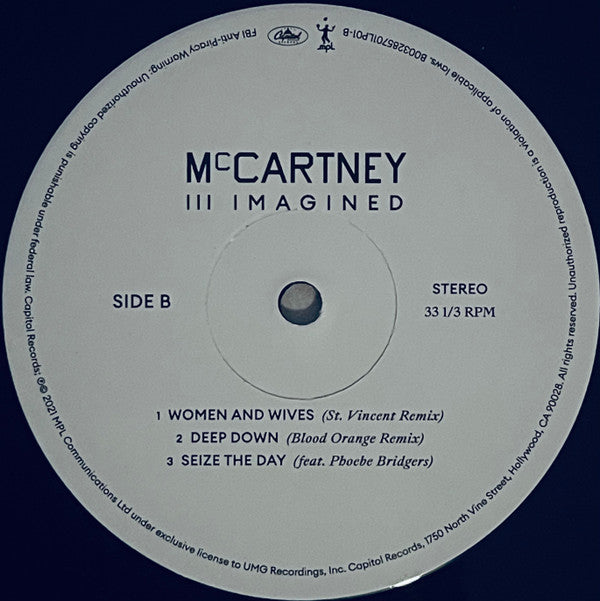 Paul McCartney : McCartney III Imagined (2xLP, Album)