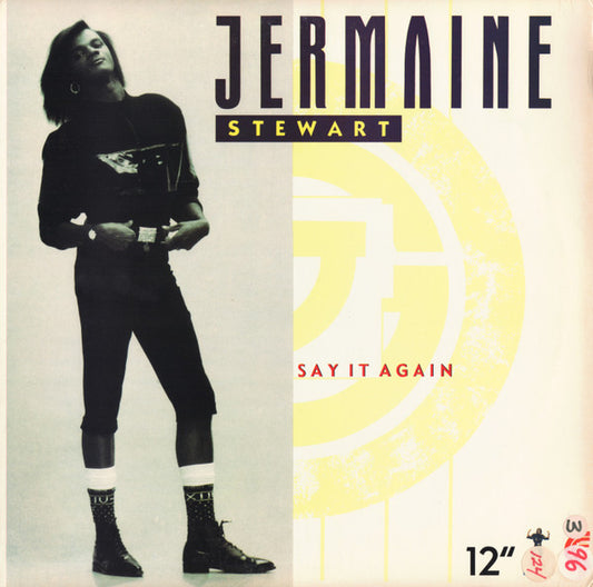 Jermaine Stewart : Say It Again / You Promise (12", Single)
