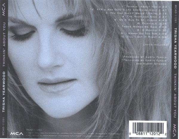 Trisha Yearwood : Thinkin' About You (CD, Album)