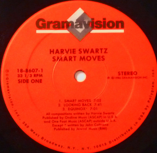 Harvie Swartz : Smart Moves (LP, Album)