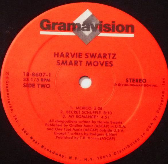 Harvie Swartz : Smart Moves (LP, Album)