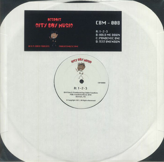 Eddie Fowlkes : 1-2-3/Hold Me Down/Pandemic One/Test Unknown (2x12")