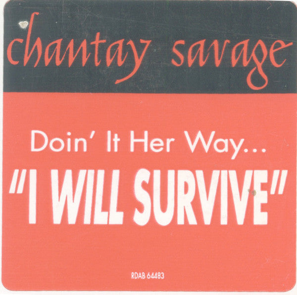 Chantay Savage : I Will Survive (12", Promo)