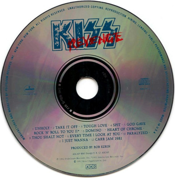 Kiss : Revenge (CD, Album)