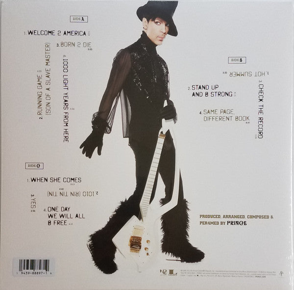 Prince : Welcome 2 America (Album, Ltd + LP, Cle + LP, S/Sided, Etch, Cle)