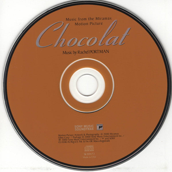 Rachel Portman : Chocolat (Music From The Miramax Motion Picture) (CD)