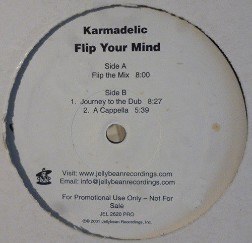 Karmadelic : Flip Your Mind (12", Promo)