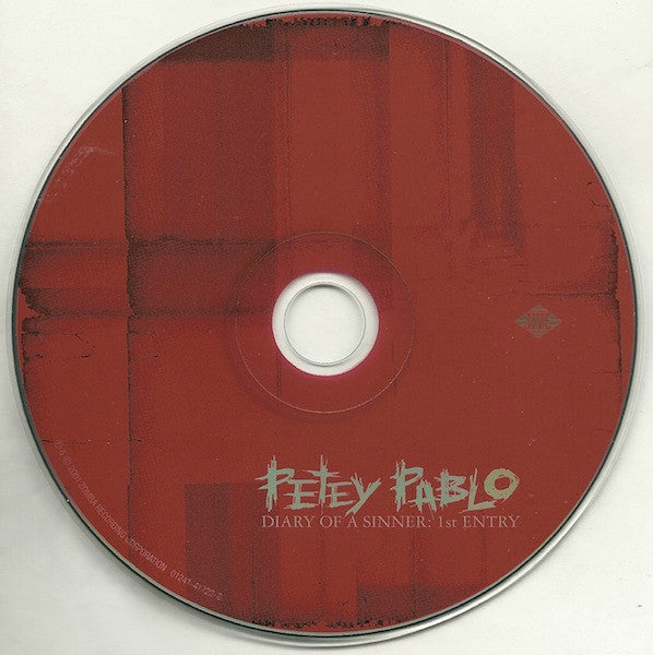 Petey Pablo : Diary Of A Sinner : 1st Entry (CD, Album)