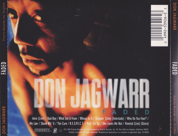 Don Jagwarr : Faded (CD, Album)