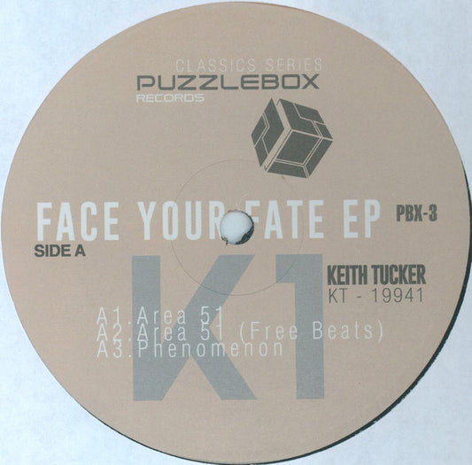 DJ K-1 : Face Your Fate EP (12", EP, RE)