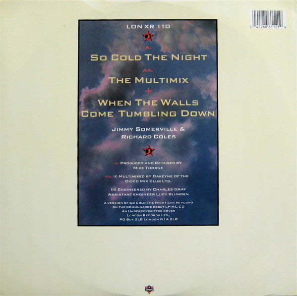 The Communards : So Cold The Night / The Multimix (12", Single)