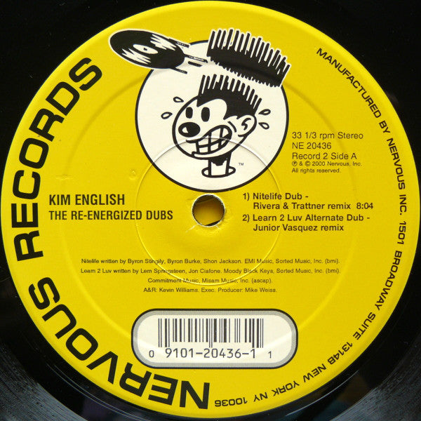 Kim English : Re-Energized (The Dubs) (2x12", Comp)