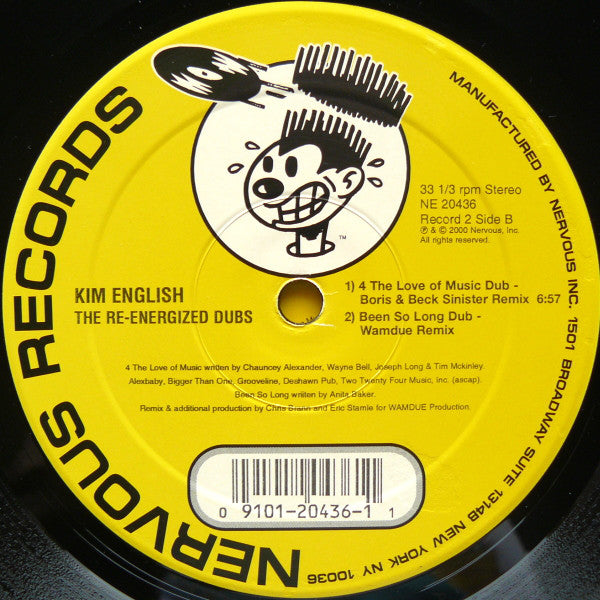 Kim English : Re-Energized (The Dubs) (2x12", Comp)