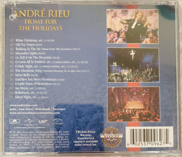 André Rieu & His Johann Strauß Orchestra : Home For The Holidays (CD, Album)