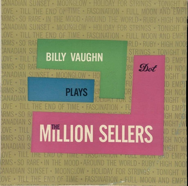 Billy Vaughn : Billy Vaughn Plays The Million Sellers (LP, Album)