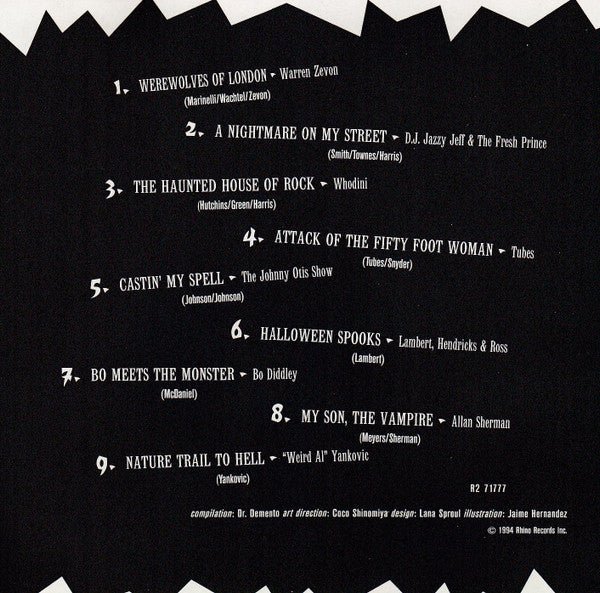 Various : Dr. Demento Presents: Spooky Tunes & Scary Melodies (CD, Comp)