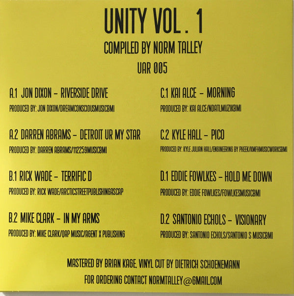 Various : Unity Vol. 1 (2x12", Comp)