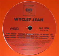 Wyclef Jean : Kenny Rogers - Pharoahe Monch Dub Plate (12", Promo)