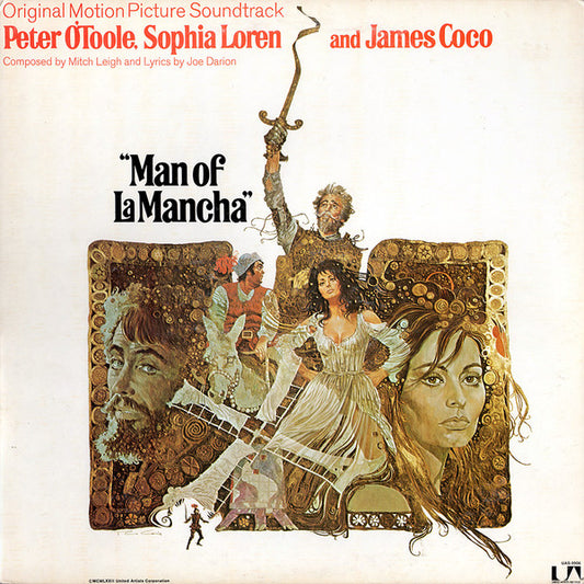 Mitch Leigh, Joe Darion / Peter O'Toole (2), Sophia Loren And James Coco : Man Of La Mancha (Original Motion Picture Soundtrack) (LP, Album)