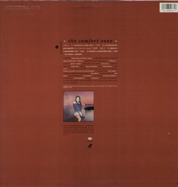 Vanessa Williams : The Comfort Zone (12", Promo)