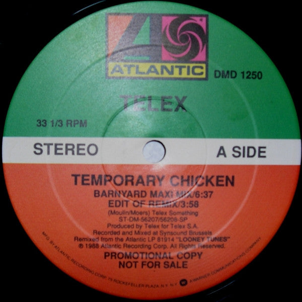 Telex : Temporary Chicken (12", Promo)