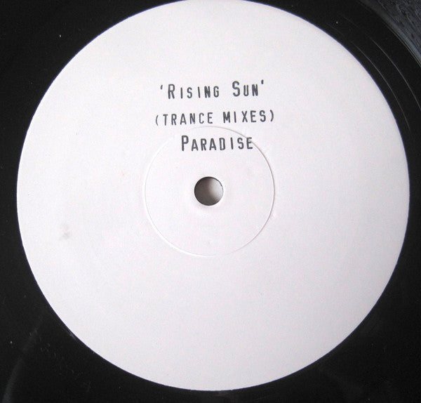 Paradise (3) : Rising Sun (12", Ltd, Promo, W/Lbl)
