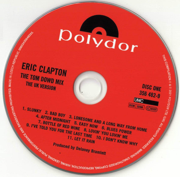 Eric Clapton : Eric Clapton (Box, Ann + CD, Album, RE, RM + CD, Album, RM + CD,)