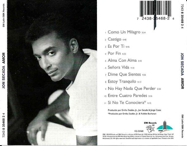 Jon Secada : Amor (CD, Album)