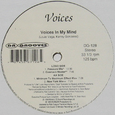 Voices : Voices In My Mind (12")