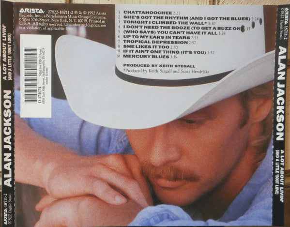 Alan Jackson (2) : A Lot About Livin' (And A Little 'Bout Love) (CD, Album, Club, RE)