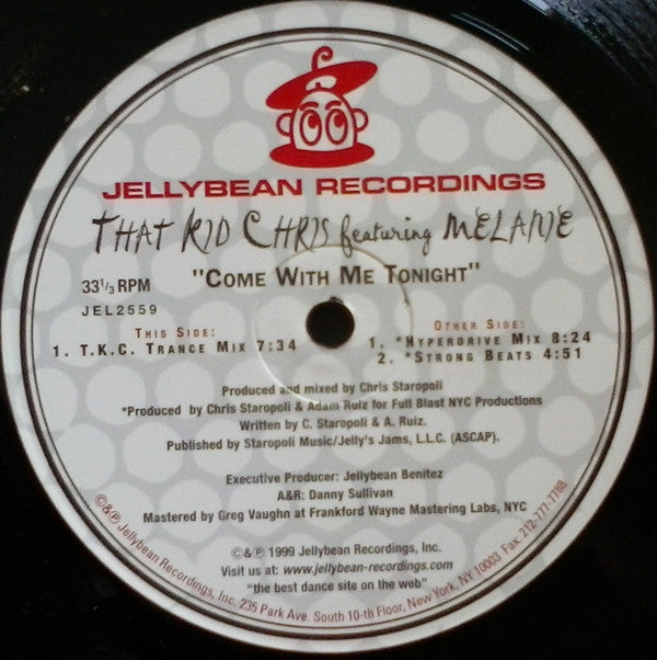 That Kid Chris : Come With Me Tonight (12")