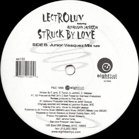 Lectroluv Featuring Alvaughn Jackson : Struck By Love (12")