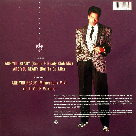 Morris Day : Are You Ready (12", Maxi)