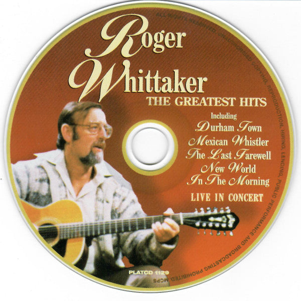 Roger Whittaker : The Greatest Hits Of Roger Whittaker (CD, Comp)
