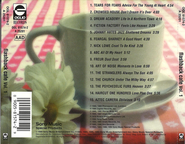 Various : Flashback Cafe Vol. 1 (CD, Comp)