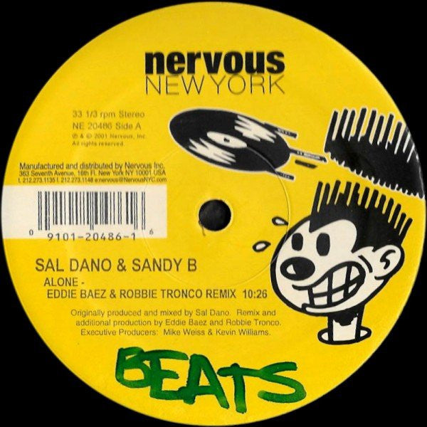 Sal Dano & Sandy B : Alone (12")