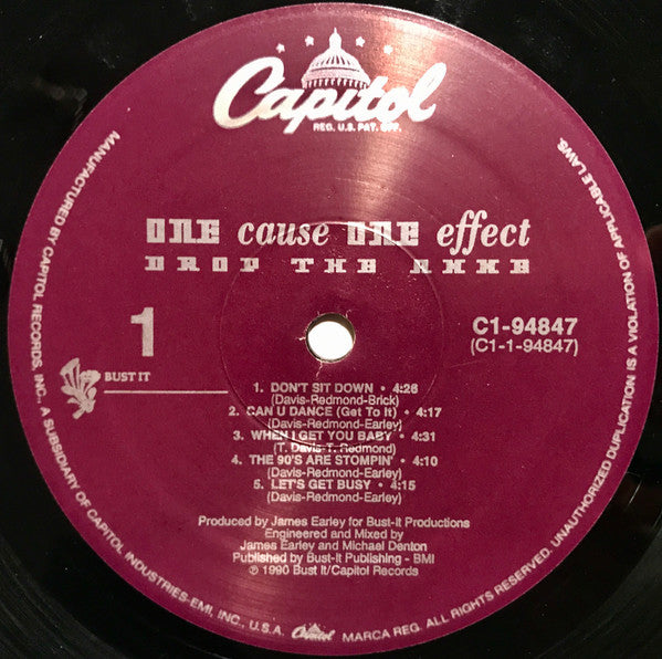 One Cause One Effect : Drop The Axxe (LP, Album)