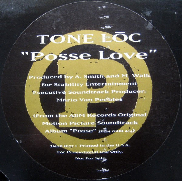 Tone Loc : Posse Love (12", Promo)