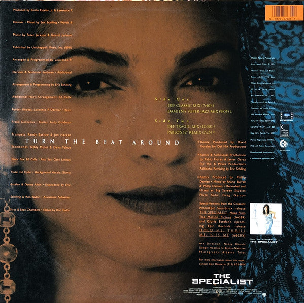 Gloria Estefan : Turn The Beat Around (12", Single)