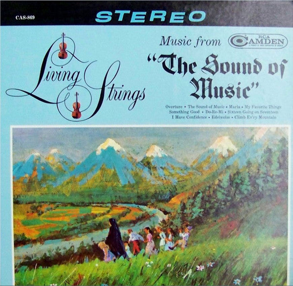 Living Strings : Music From "The Sound Of Music" (LP, Album)