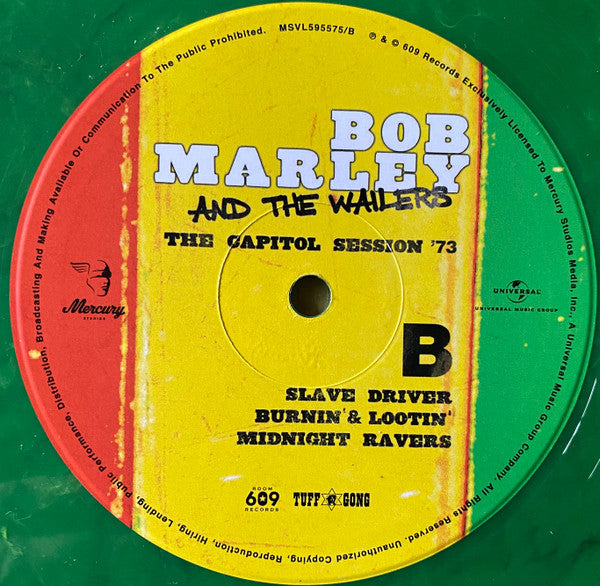 Bob Marley & The Wailers : The Capitol Session '73 (2xLP, Album, Ltd, Gre)