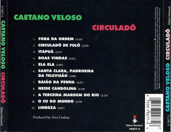 Caetano Veloso : Circuladô (CD, Album, RE)