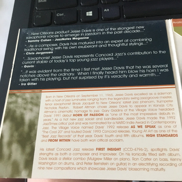 Jesse Davis (3) : Jesse Davis (CD, EP, Promo, Smplr)